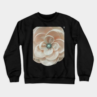 Elegant Blush Floral Crewneck Sweatshirt